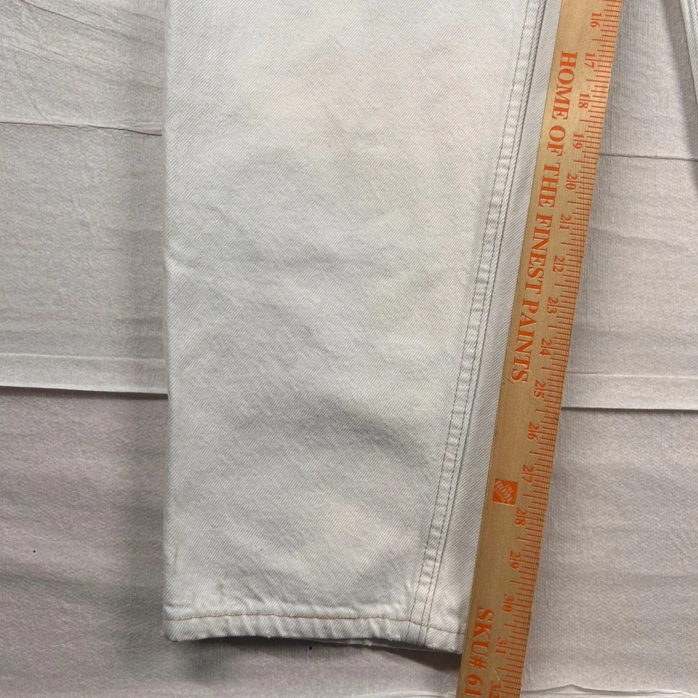 Vintage Levis 550 Jeans Mens 42x32 (fits 39x32) White Taper 1990s Y2K USA